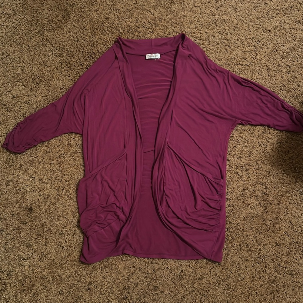 Magenta cardigan